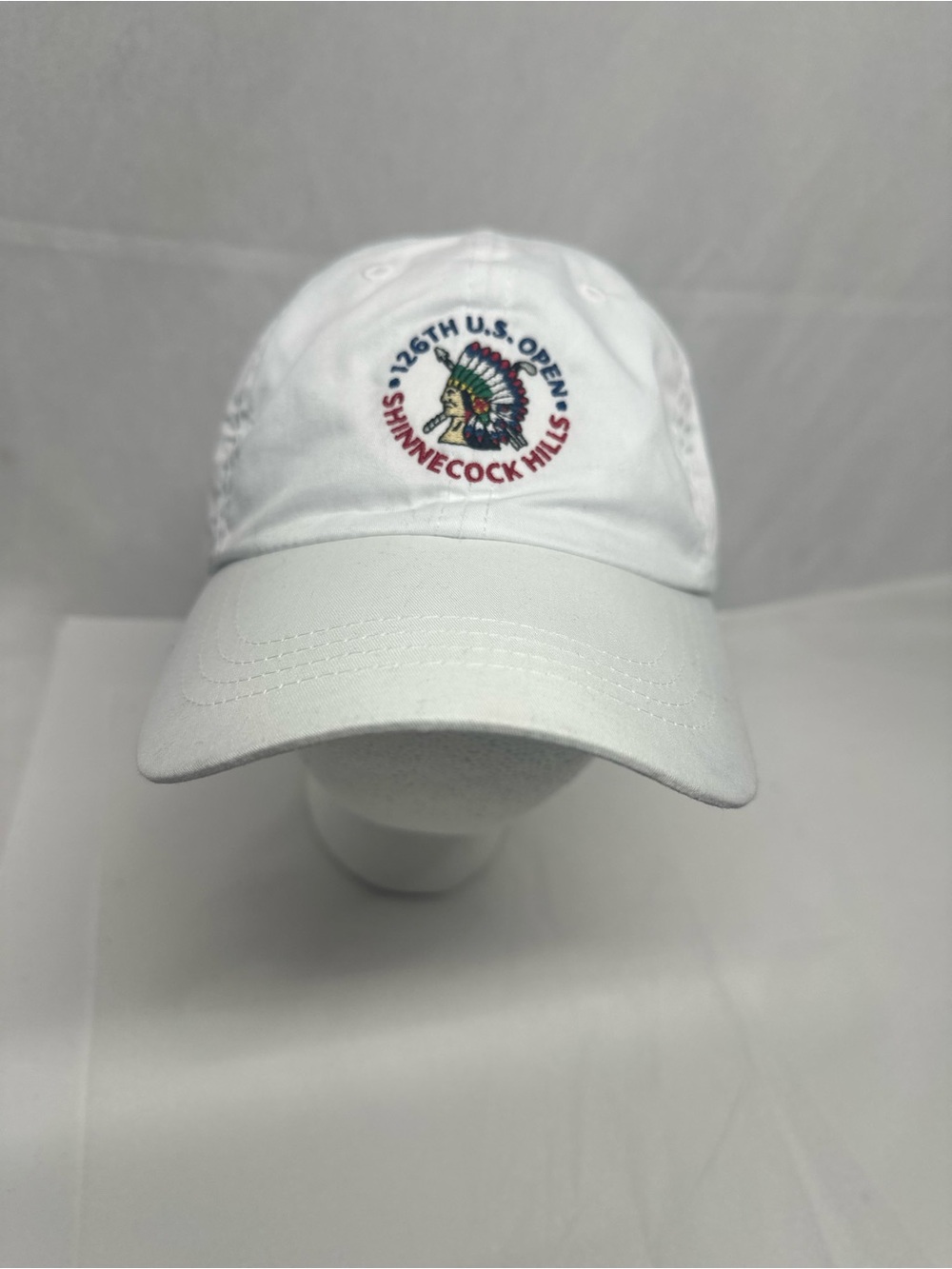 Peter Millar 126th US Open Shinnecock Hills Golf embroidered White ball cap Hat
